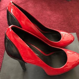 INC, International Concepts red and black heels